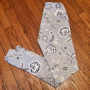 High-Waisted Floral Leggings